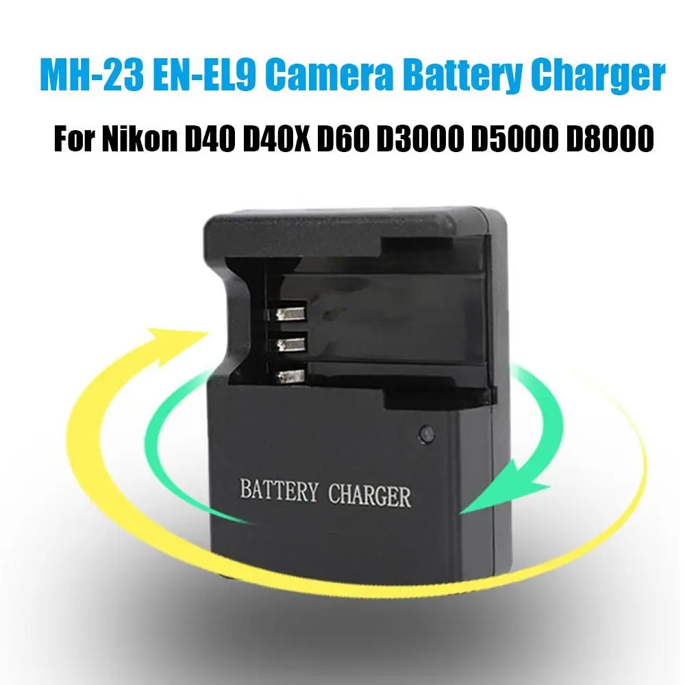 EN-EL9 EN-EL9a MH23 MH-23 Camera Battery Charger For Nikon D40 D40X D60 D3000 D5000 D8000