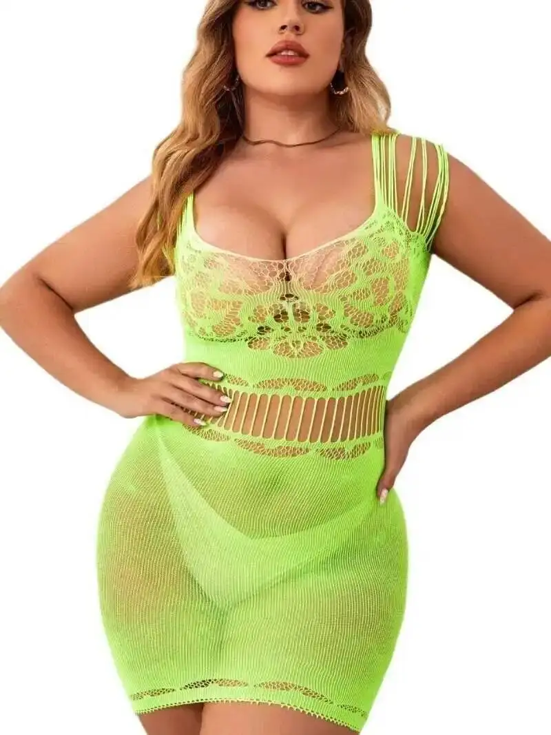 فستان قصير للنساء مع أكمام فستان بروتيل صيفي غير رسمي مثير للسيدات ملابس للنادي الليلي فستان قصير نحيف أنيق L72N #5