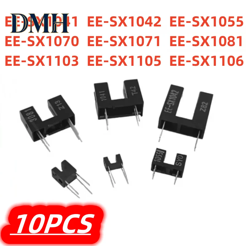 Lote de 10 Sensores Fotoeléctricos Nuevos EE-SX1041 EE-SX1042 EE-SX1055 EE-SX1070 EE-SX1071 EE-SX1081 EE-SX1103 EE-SX1105 EE-SX1106