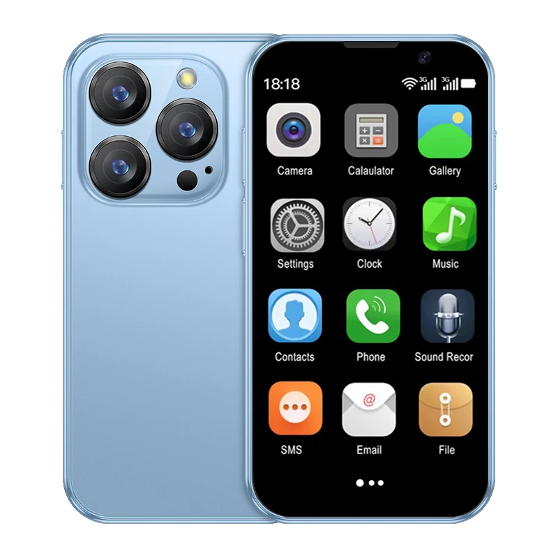 SERVO 16SE Mini Android Smartphone Dual SIM Standby 16GB ROM Play Store Wifi GPS Gezicht Ontgrendelen 3G WCDMA 3.0 "Kleine Slimme Mobiele Telefoon