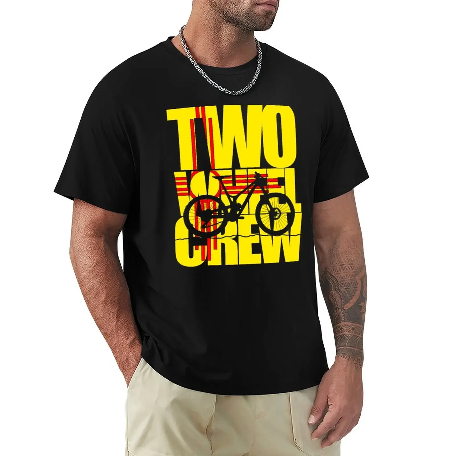 Two Wheel Crew New Mexico Biking T-Shirt plain sweat tshirts for men