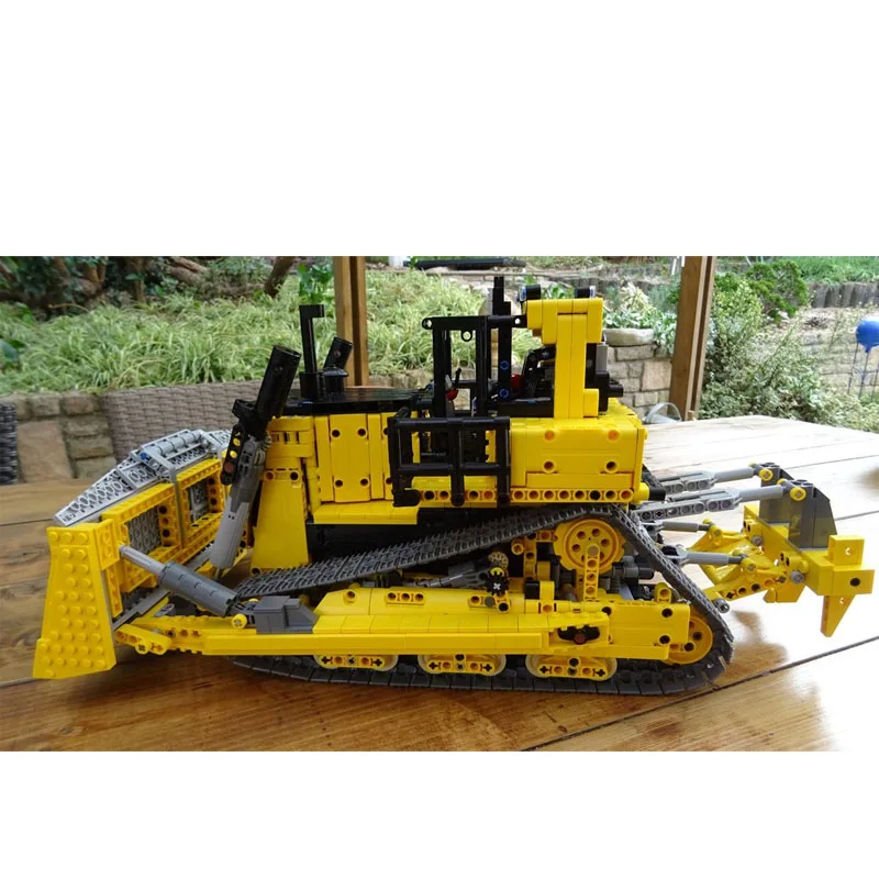 MOC-183195New City Goods D9 جرافة بنة Model2711Parts MOC الإبداعية الصبي الأطفال عيد ميلاد بناء الالعاب العملاقة هدية #4