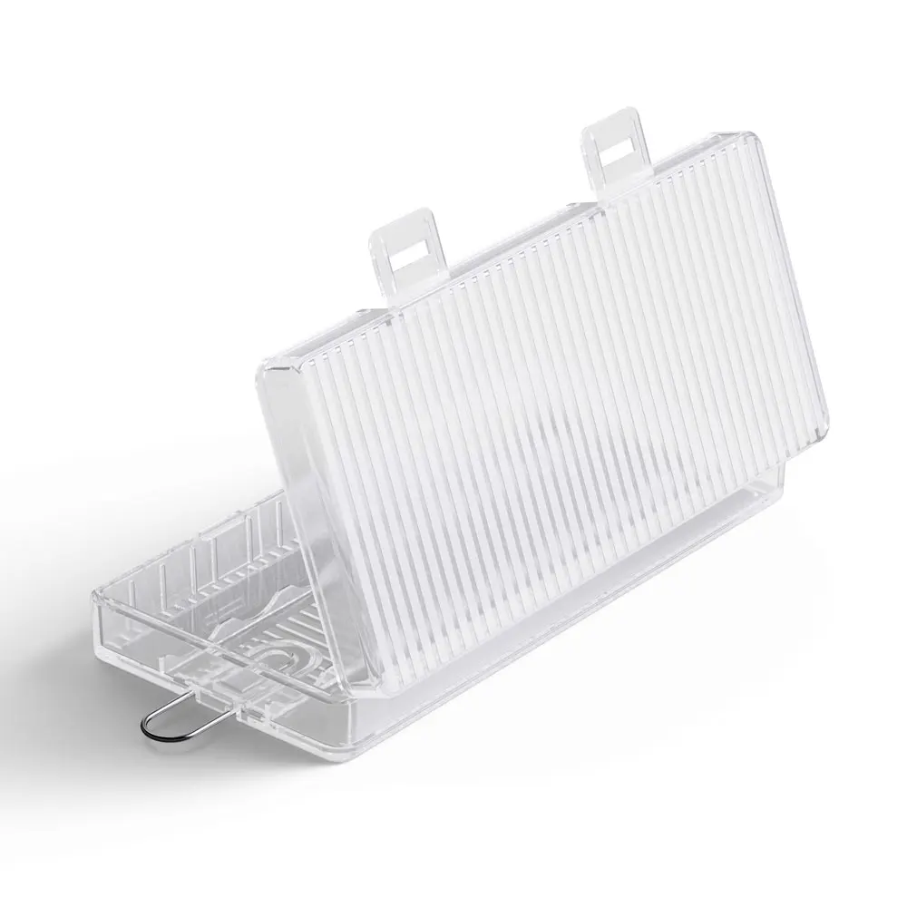 Soshine 5pc 8Slots AA Battery Storage Box Hard Plastic Case Cover Holder Protecting Case With Clips for AA Battery Storage Box