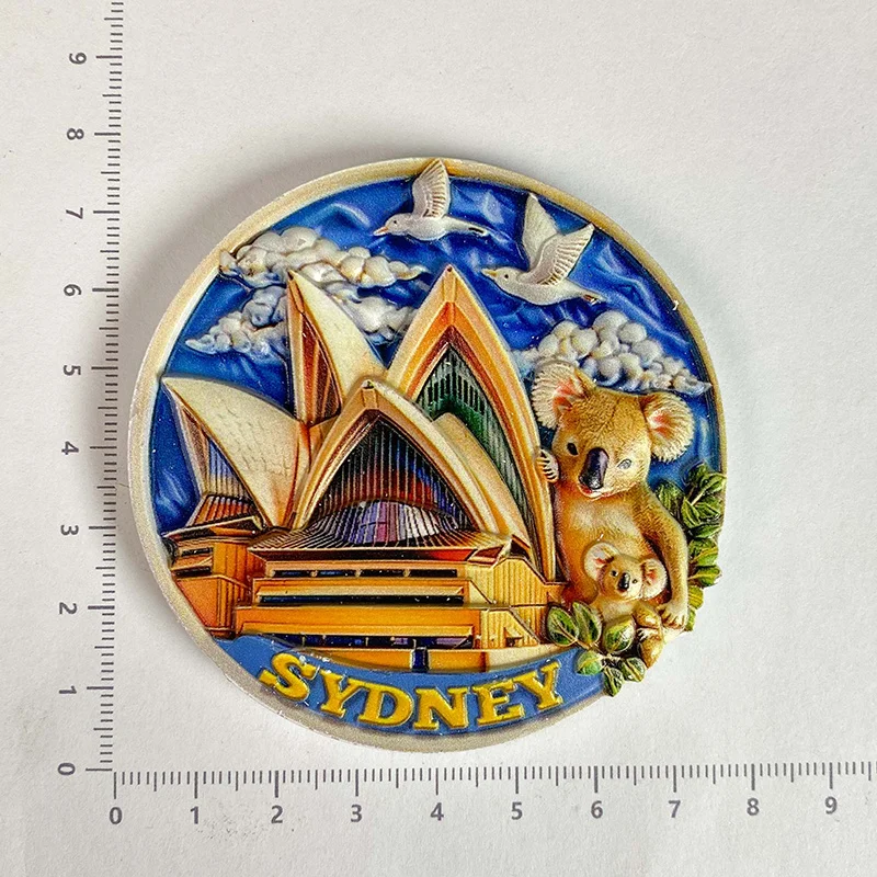 Sydney Opera House Koala Cultural and Creative Tourism Souvenir Home Decoration from Australia 3D Magnetic Suction Refridgerator