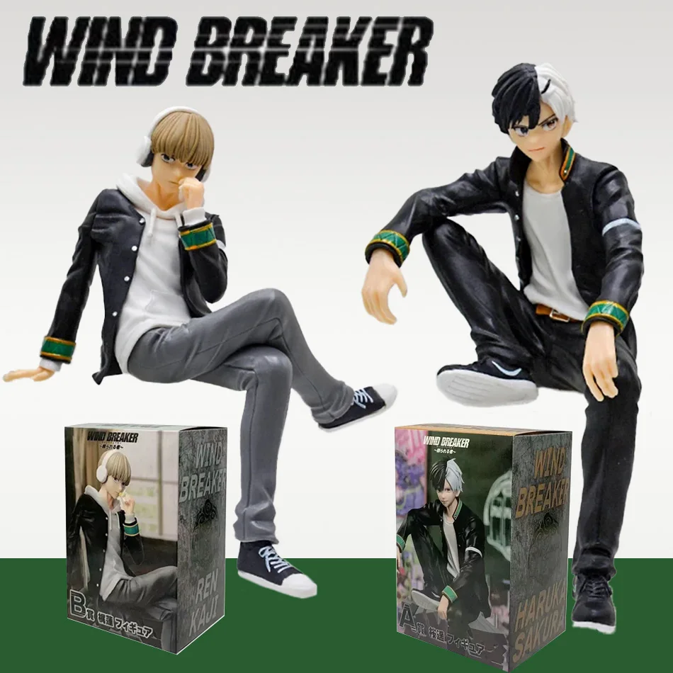 Figurine de tir à vent Sakura Haruka, Kaji Ren, bouchon de nouilles, modèle assis, jouet cadeau, poupée Aciton