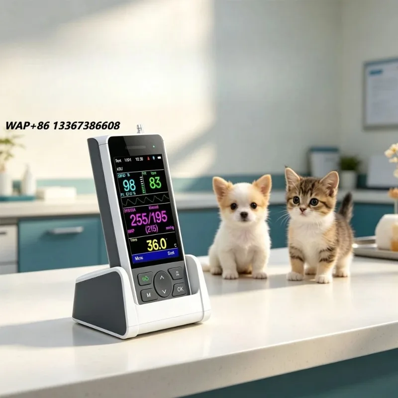 Handheld Veterinary Multi-Parameter , Pet Carbon Dioxide Veterinary Equipment, Cat and Dog Veterinary Clinic