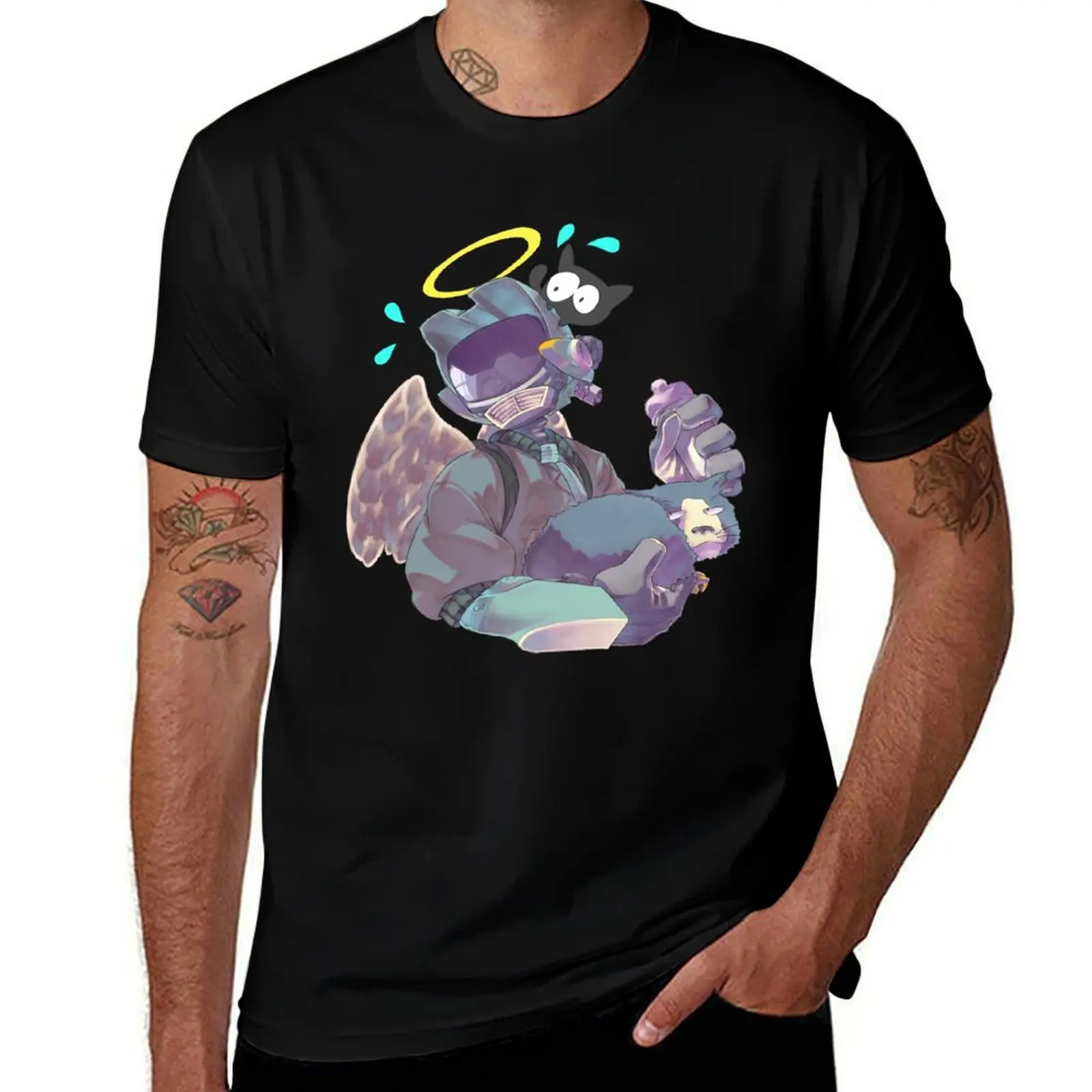 

Canti -FLCL T-Shirt Relaxed Casual Short Sleeve Tee