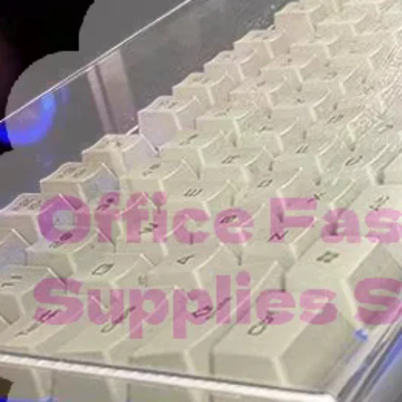 Clear Acrylic Mechanical Keyboard Dust Cover Protector Case For 75/87Key Transparent Anti-Dust Keyboard And Mouse Cover