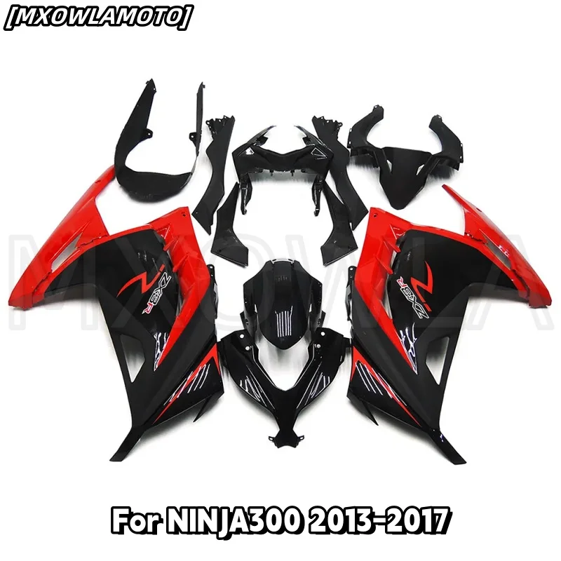 For Ninja300 EX300 Ninja 300 2013-2017 OME Original Factory Replica Fairing Housing ABS Painted Shell Black Red