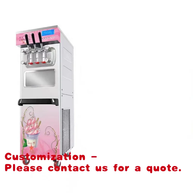 

Customize.High Productivity Commercial Soft Automatic Cleaning Feature and Cone Maker with Yogurt Milk