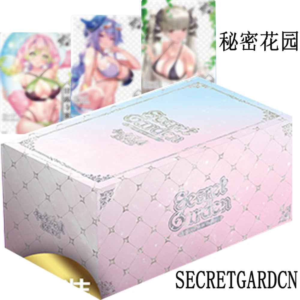 

Secret Garden Collection Cards Goddess Story Series Anime Games Girls Diamond Flash Nine Palace Grid Puzzle Cards Child Toy Gift