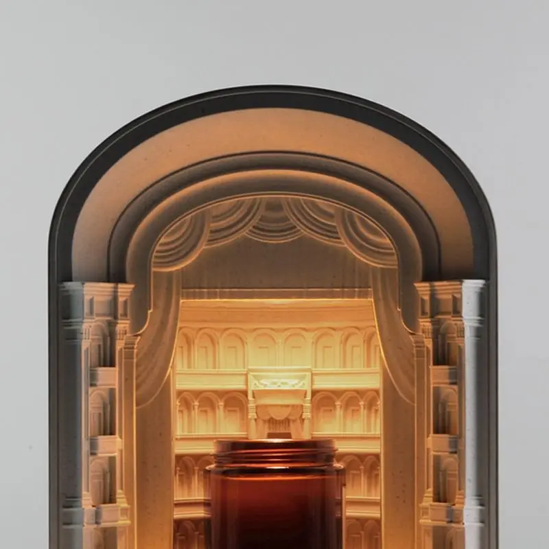 ローマキャンドルライト寝室アンビエントアロマセラピーランプインターネットセレブ装飾テーブルランプクリエイティブ高度なメルトワックスランプ