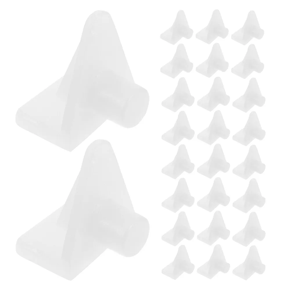 

200 шт. пластиковых опор для полок, прочные держатели для шкафов, гардеробов, кухонных тумб, регулируемые мебельные полки