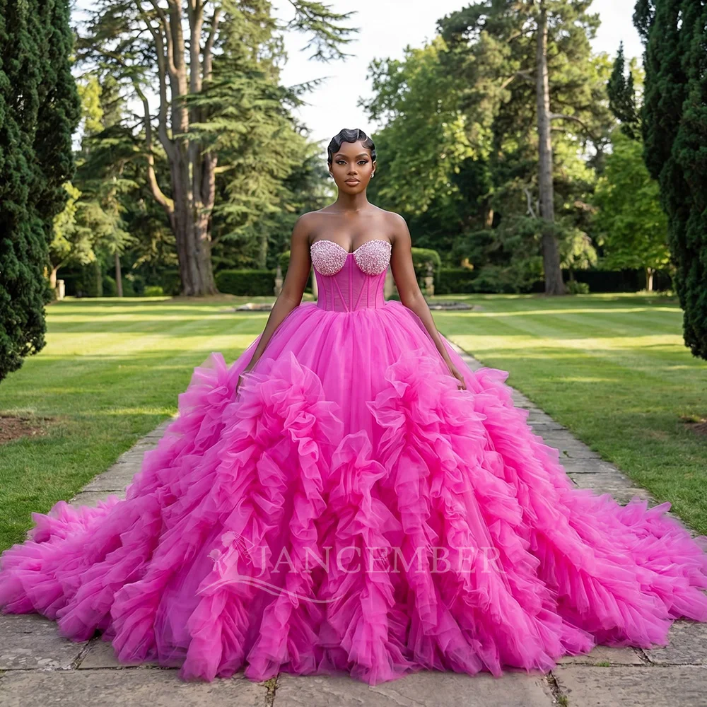 Attractive Strapless Quinceanera Dresses for Girls Pageant Vestidos Para Quinceanera Customised vestidos de 15 quinceañera