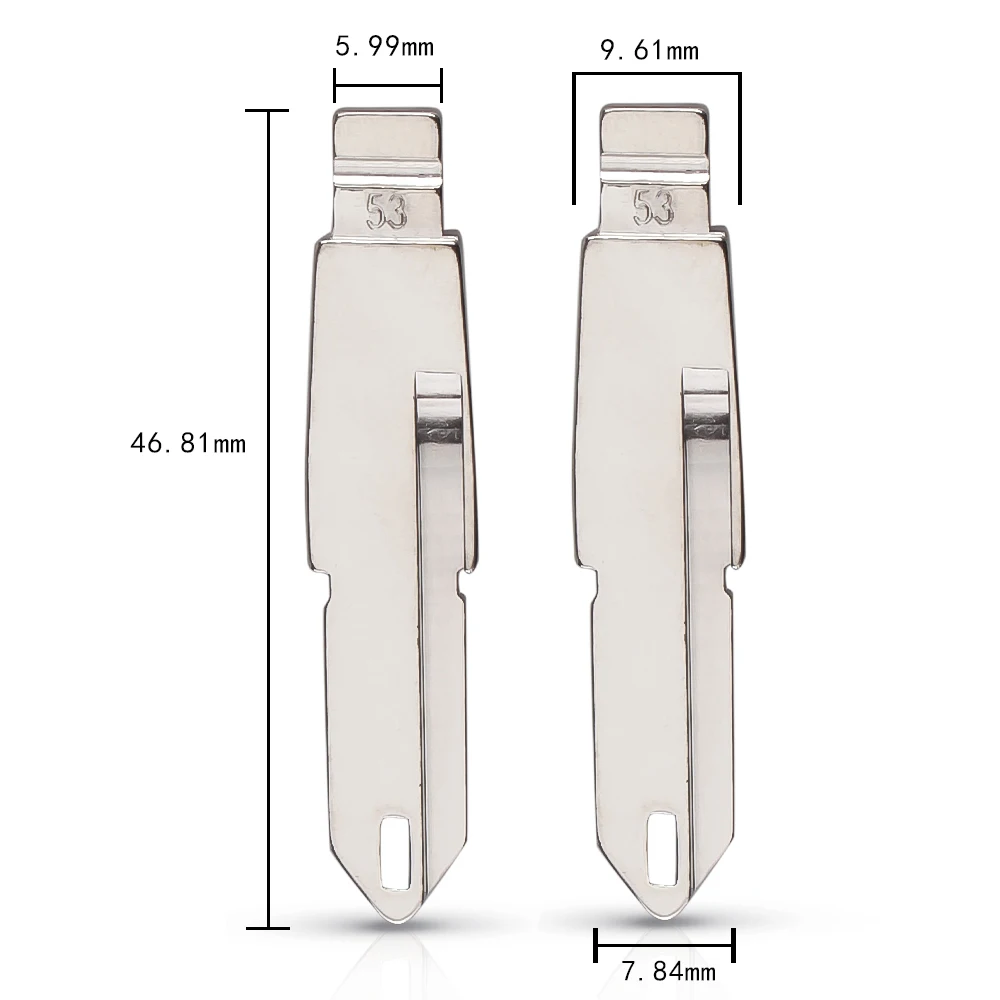 KEYYOU VA2 HU83 SX9 No.17 #53 #54 #58 #72 #73 #83 # 99 #122 For Citroen C4L Triumph For Peugeot 307 207 Replace Car Key Blade