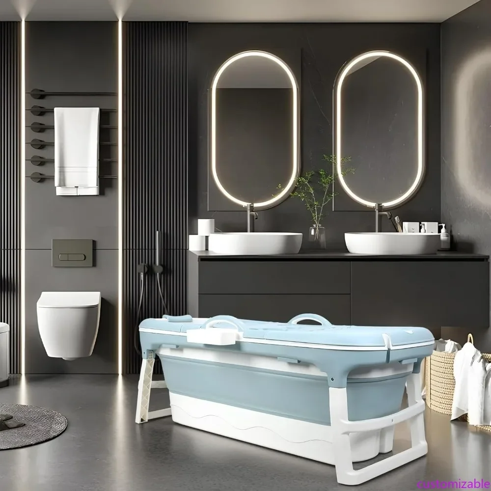 

Collapsible Bathtub for Adults - Freestanding Foldable Tub Options in 58, 56, 50, and 46 Inches for Showers and Hot Baths