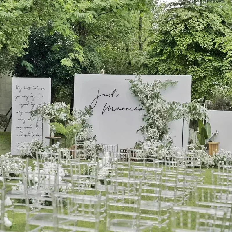 wholesale Transparent acrylic event party dining sale acrylic plastic chiavari crystal clear Chiavari chairs wedding chair