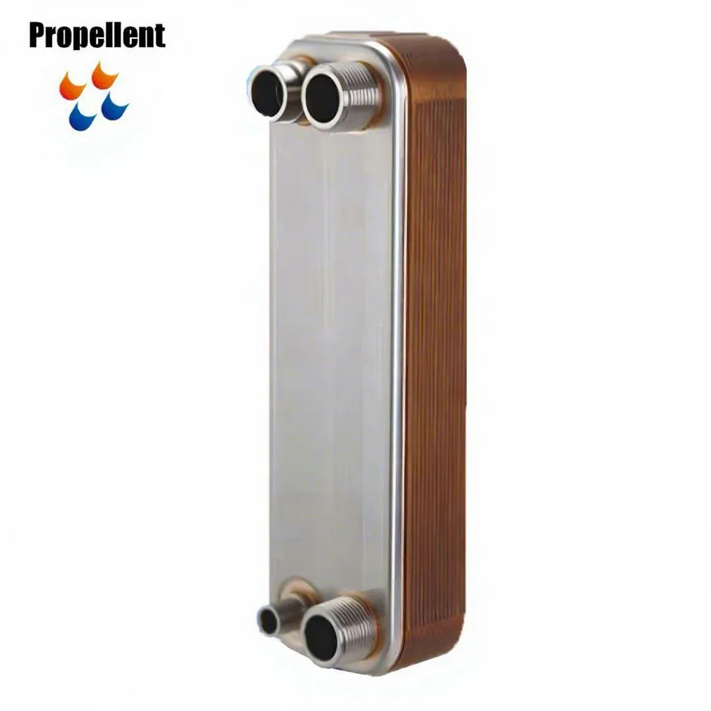 PLQ100B Brazed Plate Heat Exchanger, Gasket-free High-flow Unit for HVAC, Refrigeration, Waste Heat & Industrial Heat Transfer.