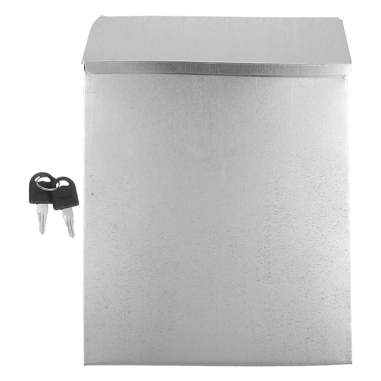 1 قطعة رسالة الحديد مع قفل جدار جبل صندوق البريد للخارجية حديقة شقة قبل حفر ثقوب صندوق اقتراحات جمع التبرع #3