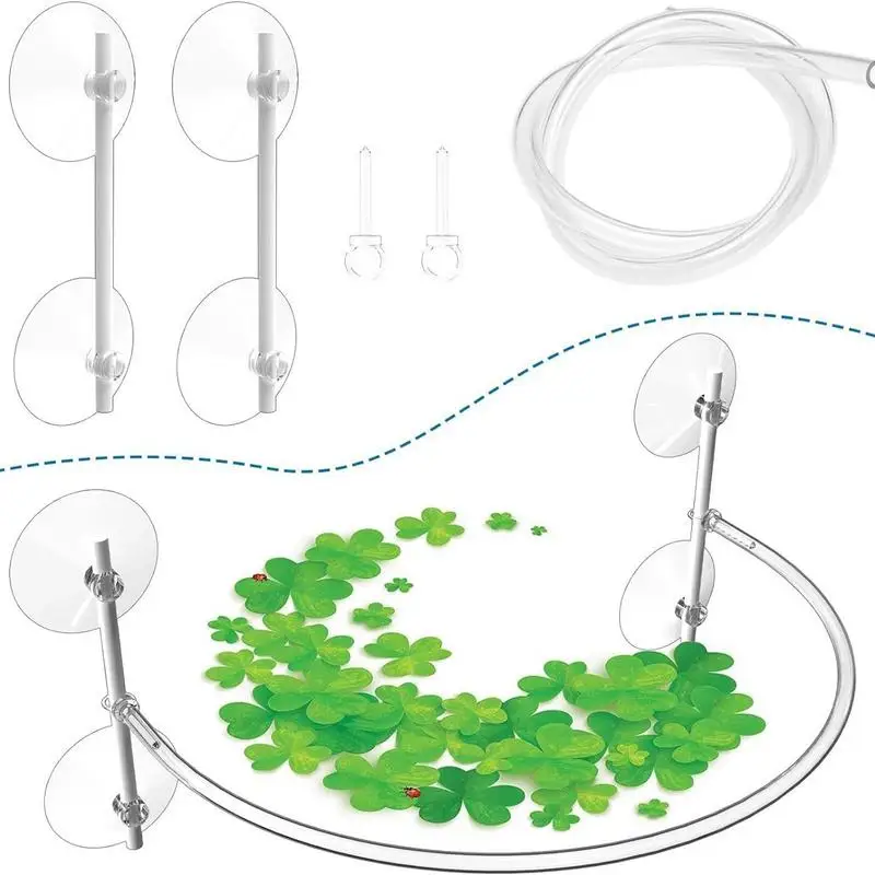 Aquarium Floating Plants Corral Fish Feeding Ring Separates&Protects Improve Water Quality Fish Tank Aquarium Filter Accessories