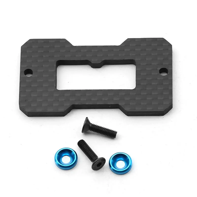 

Carbon Fiber Servo Mount Fxed Reinforcing Plate for Tamiya TT02 TT-02 1/10 RC Car Upgrade Parts Accessories RC