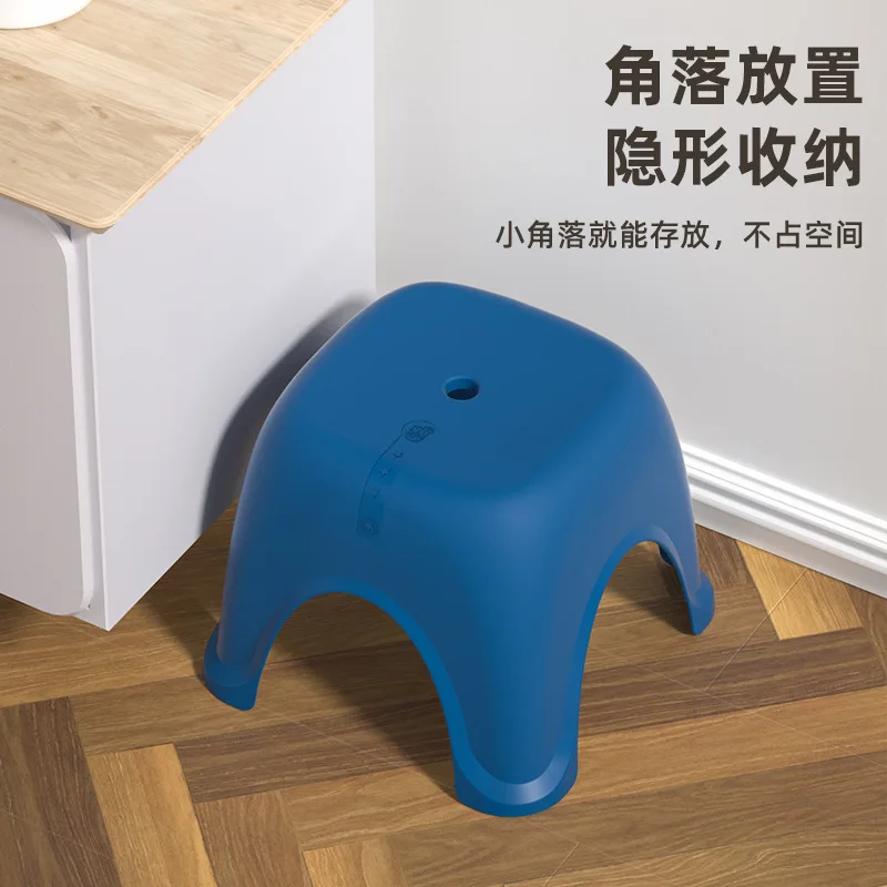 

UI689-Plastic thickened simple solid color stool