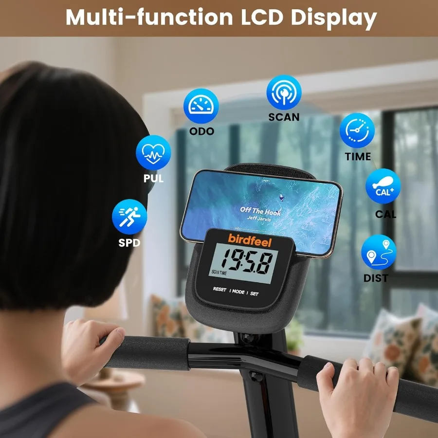 Recumbent Exercise Bike for Home Use: Ideal for Adults and Seniors Seeking Low-Impact Workouts Features a Robust Load Capacity