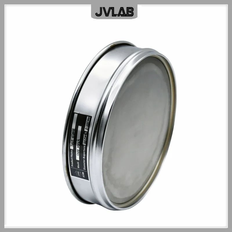 Analysis Sieve Sampling Inspection Standard Lab Test Sieve 304 SUS Filter Mesh Chroming Frame Diameter 200 mm Pore Size 0.008 mm