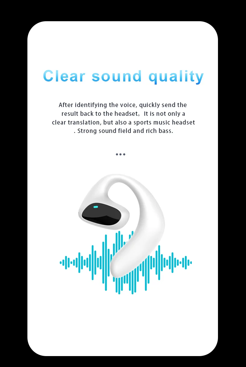 M8 Wireless Bluetooth Translator-oordopjes Ondersteunen 144 Talen Tweerichtingsvertaling In Realtime Ideaal Voor Reizen En Zaken