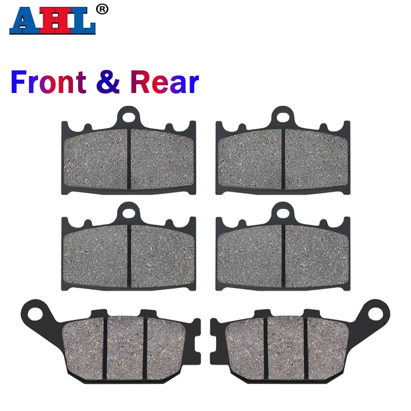 AHL Motorcycle Front & Rear Brake Pads For Suzuki GSF 650 1200 1250 Bandit GSX650F GSX1250 GSF650 SV1000 GSF1200 Naked