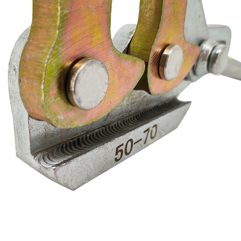 スチールワイヤーロープ牽引グリップ、ケーブルクランプ、さまざまなモデル、1t-3t