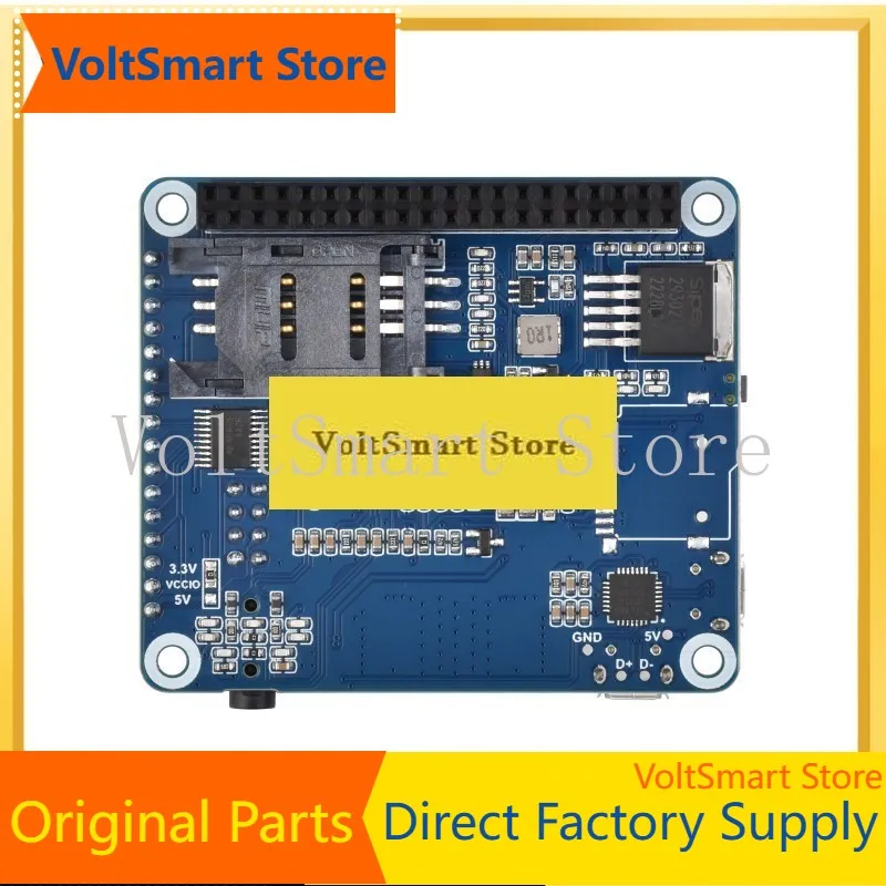 VoltSSIM7600NA-H 4G HAT For Raspberry Pi, LTE Cat-4 4G Support, GNSS Positioning, For North America, For North America