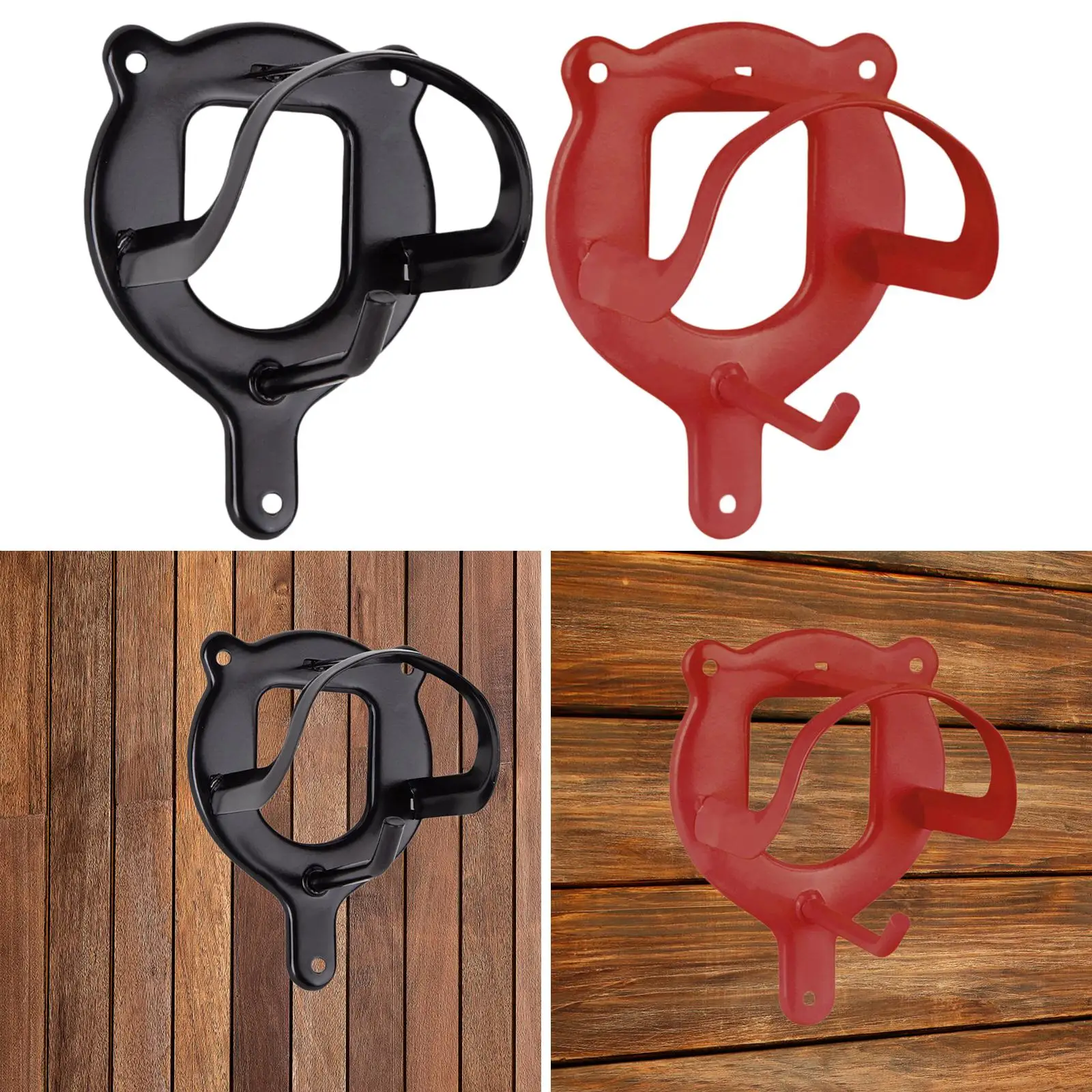 Iron Horse Bridle Rack Wall Mounted Bridle Hook Barn Stable Supplies for Horses Accessories Organization