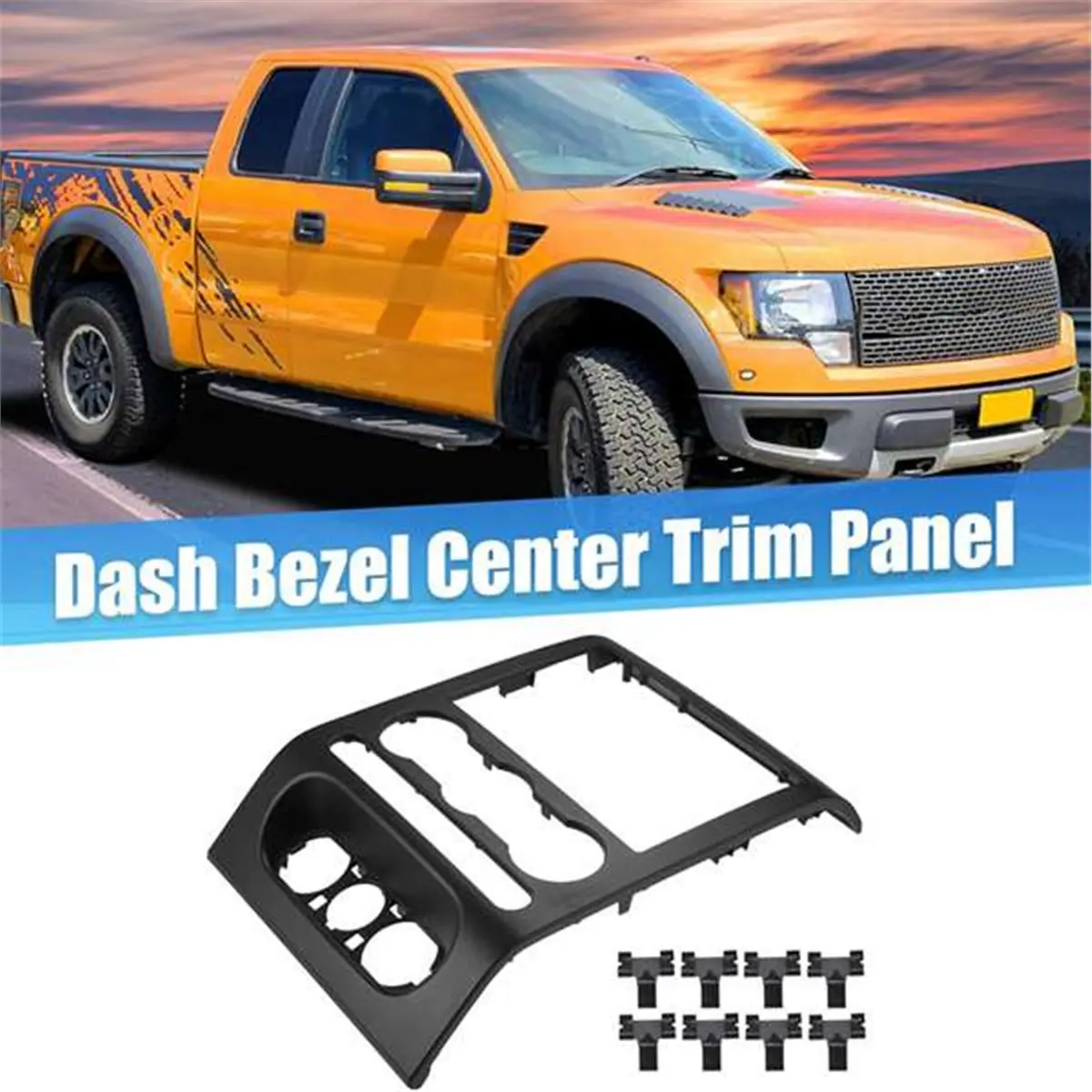 #21V (Black)Dash Radio Bezel,Automotive Parts & Accessories