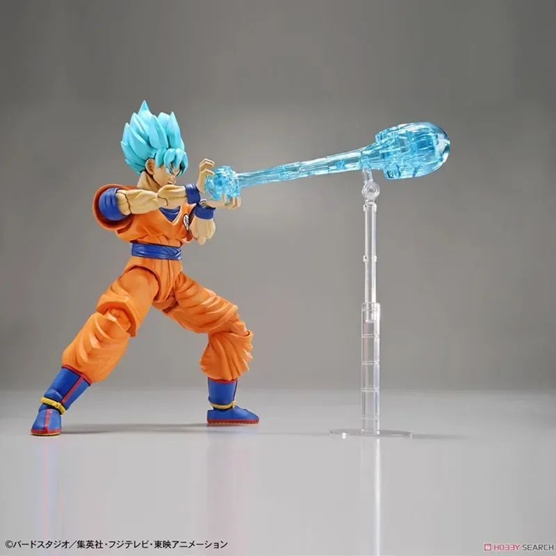 Bandai-figura de acción de Dragon Ball, Kit de juguetes de modelo de colección estándar, Super Saiyan God, Son Goku