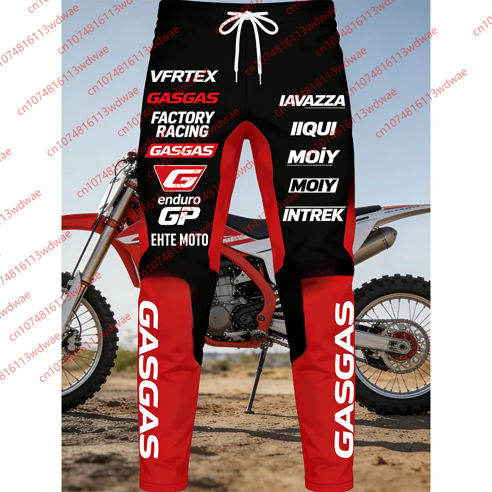 GASGAS Factory Racing Enduro GP Jogger-Hose für Herren, Motorrad-Sweatpants, schnelltrocknend, EHTE Moto GP-Hose für Offroad-Fahrer