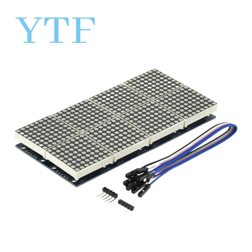 

1pcs MAX7219 Dot Matrix Module 8 Dot Matrix 2*4 Display Module MCU Control Driver Module