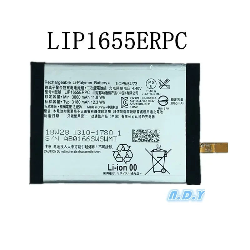 

New 3180mAh LIP1655ERPC Replacement Battery For SONY Sony Xperia XZ2 PF22 SO-03K SOV37 702SO H8296 H8216 Bateria