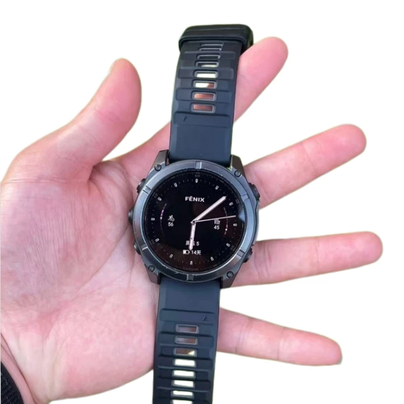 

Used garmin Fenix8 solar Fenix 8 51mm titanium alloy Blood oxygen detection GPS+GLONASS+Galileo+QZSS marathon Smart Watch 10ATM