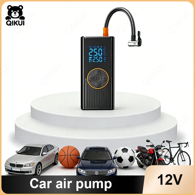 

Беспроводной портативный автомобильный компрессор для экстренного запуска двигателя, быстрый насос высокого давления для накачки шин автомобилей, внедорожников, грузовиков