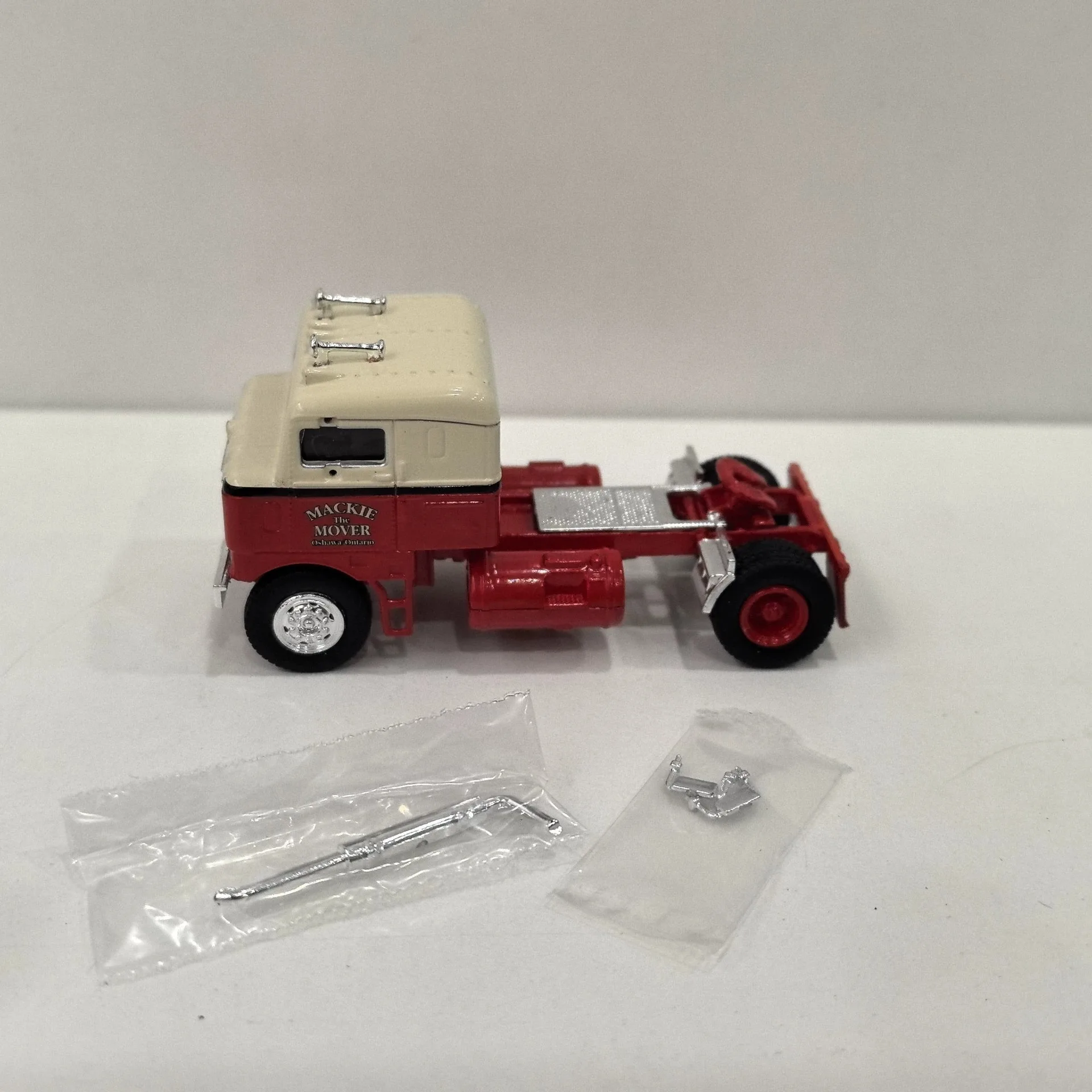 HO 1:87 Kenworth camión remolque cabeza camión de plástico modelo juguete adorno regalos