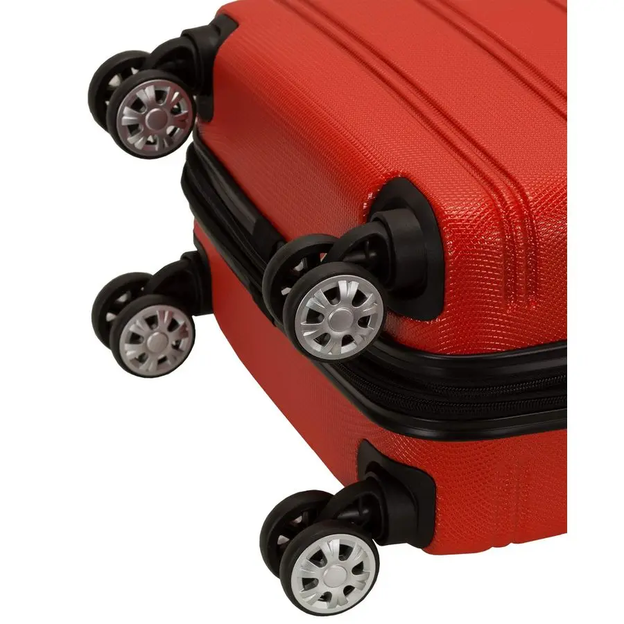 Hardside Expandable Spinner Wheel Luggage, Red, CarryOn 20Inch view 6