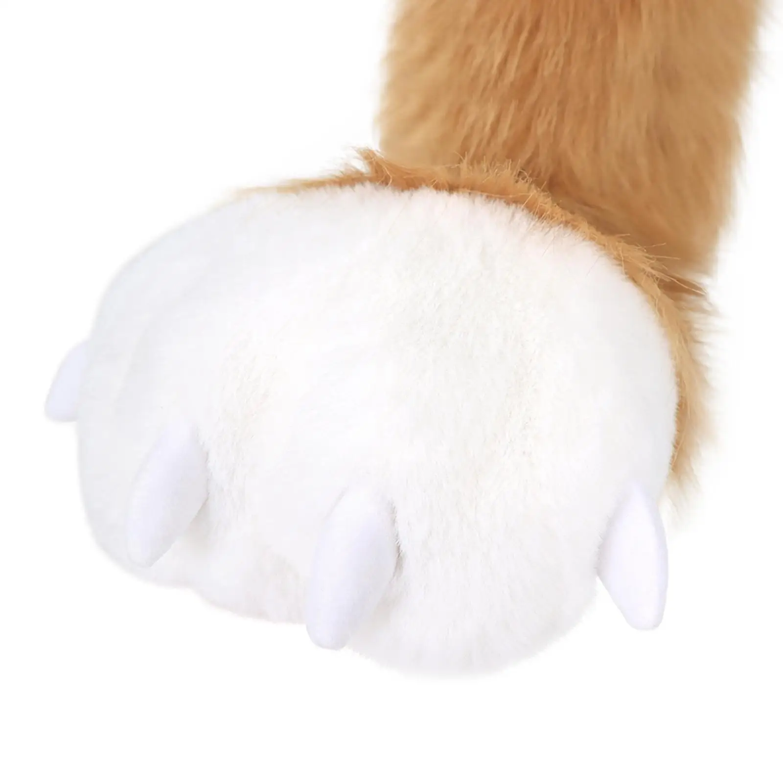 Simulation Plush Paw Cute Beast Foot Toy for Cosplay Party Cartoon Fuzzy Slippers Animal Claw Shoes for Adults Dance Accessories