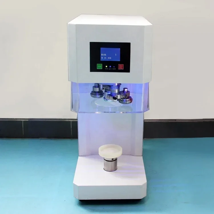 

Mini Smart Paper Can Sealing Machine Plastic Bottle and Metal Can Sealer Sealing Machine