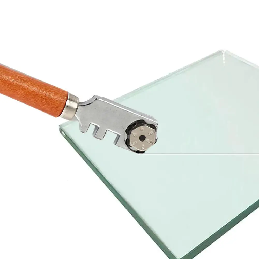 1pc Steel Glass Cutter Professional Glass Cutting Tool Multifunctional Bottle Cutter Roller Cutting Craft Glass Tile Cutter