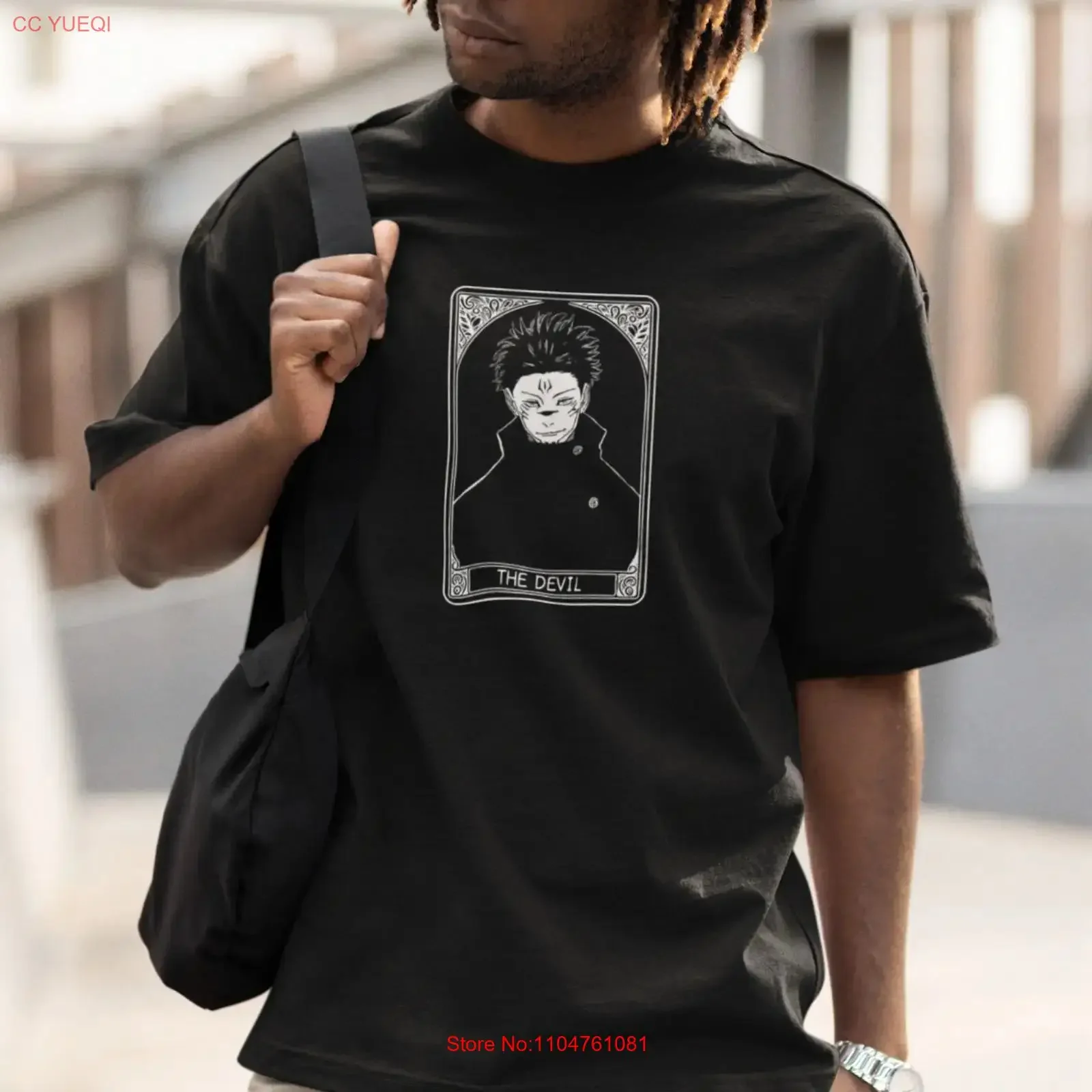 sukuna unisex jujutsu kaisen jjk tarot card oracle anime manga tee t shirt ghost vintage Washed Stretched streetwear fashion