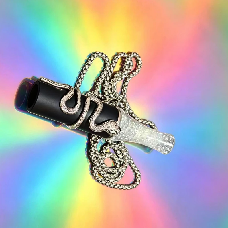 Stylish Accessories Resin Shisha Hookah Mouthpiece Mouth Tip Hang Rope Strap Gadget Tools with a chain home accessories