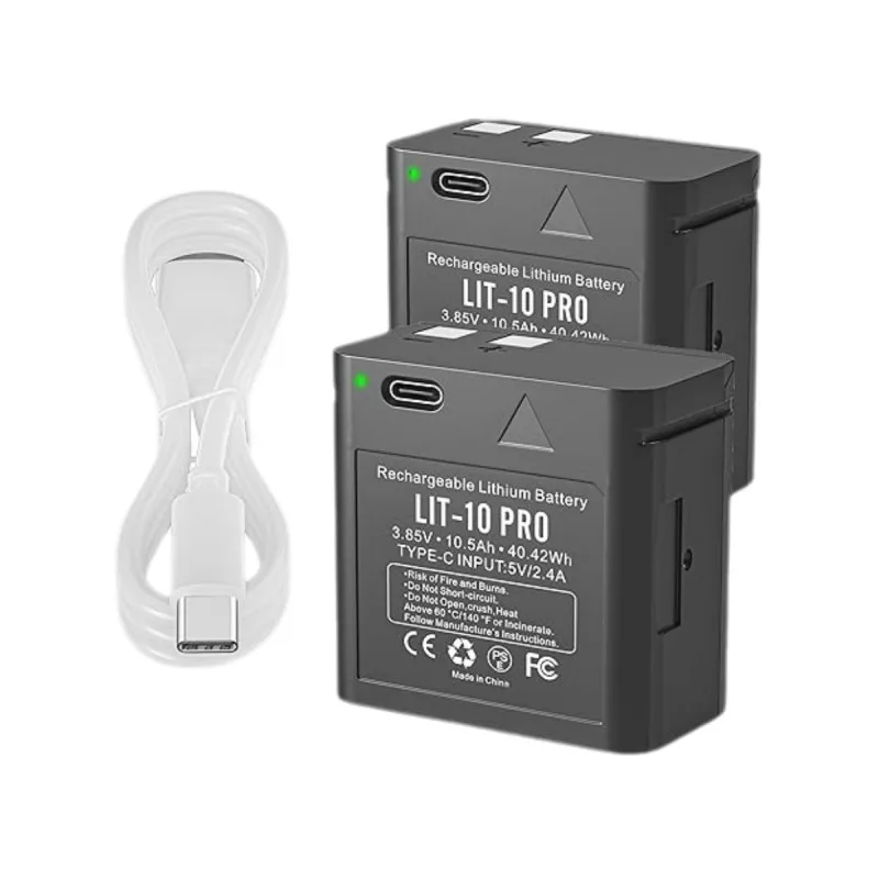 Bateria de substituição SPYPOINT LIT-10 Pro 3.85v 10500mAh para câmera de caça, câmeras celulares de trilha, baterias de lítio recarregáveis