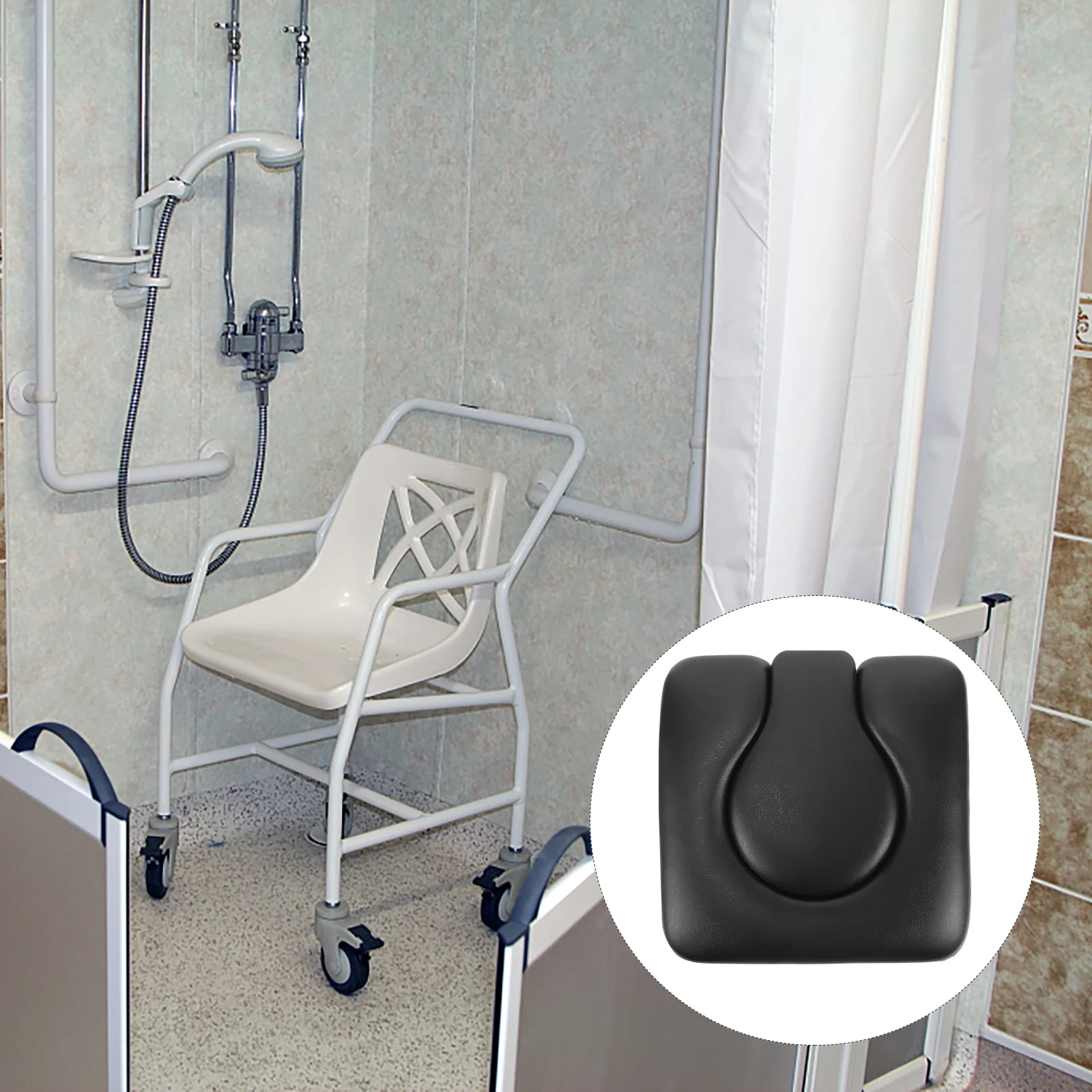 

Подушка для стула-комода для инвалидов, эргономичная подушка для сиденья унитаза со съемной мягкой губкой, аксессуары для ухода за пациентами