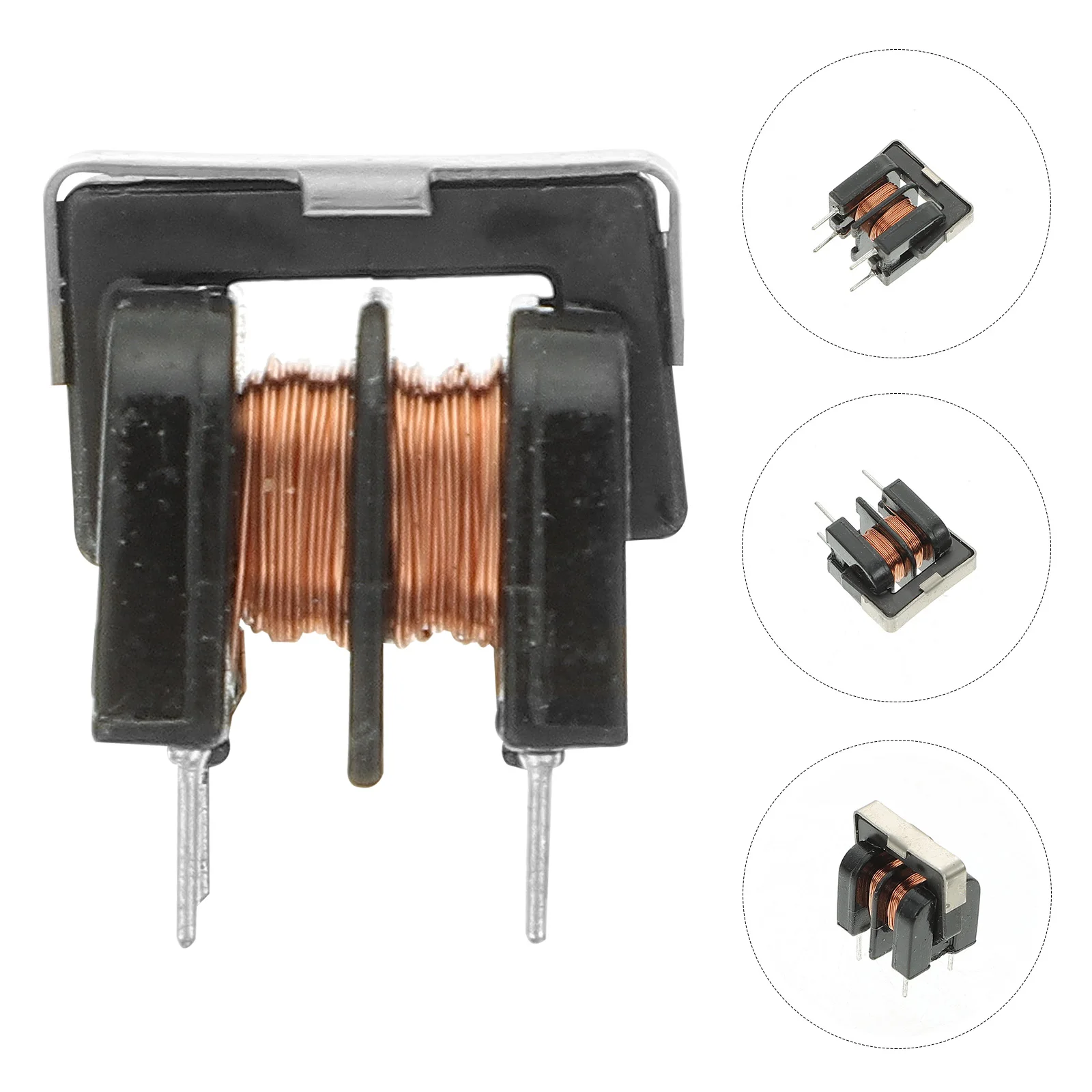 

10Pcs Common Mode Inductor Filter Uu9.8 7x8mm 10Mh High Reliability Low Resistance Lead Conductivity Corrosion Resistant